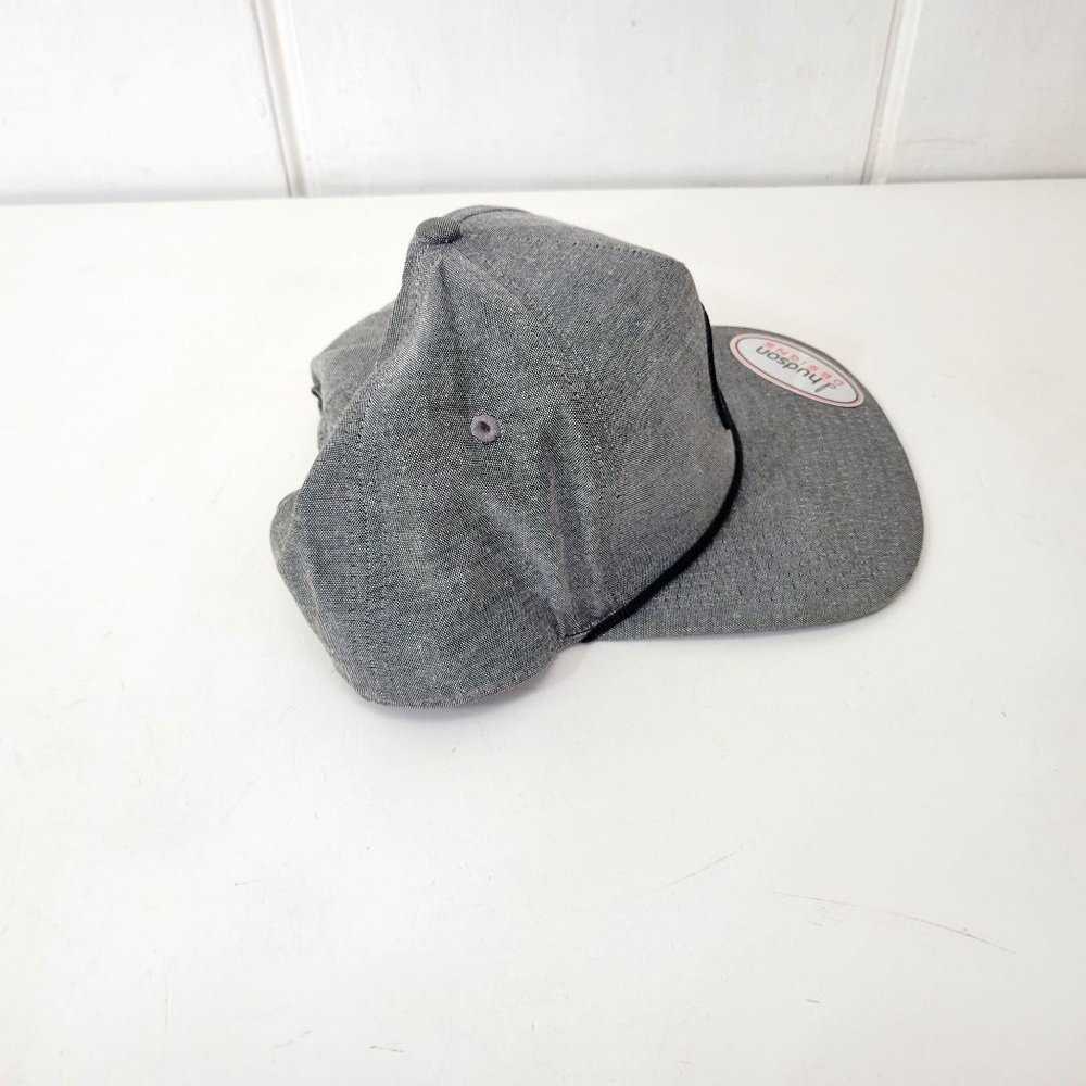 d. Hudson Designs Gray Snapback Cap NWT - Picture 3 of 8